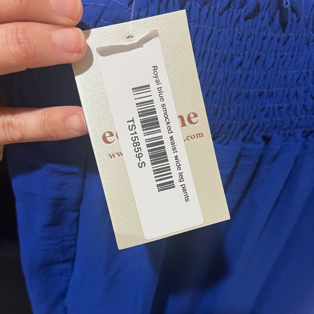Royal blue pants